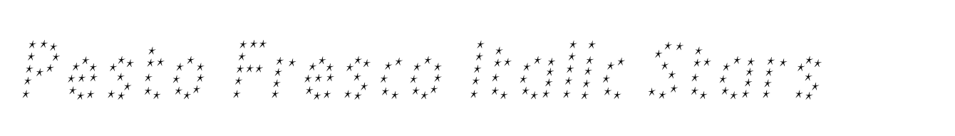Pesto Fresco Italic Stars